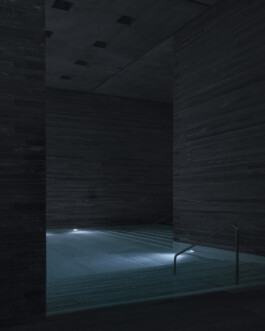 7132 Therme Vals spa interior designed by Peter Zumthor, Switzerland – Interior Photography by Daniela Trost 