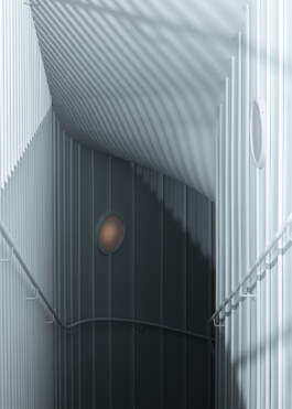 Interior photography of Hotel Kleiner Löwe in Bregenz, Austria – designed by Herzog & de Meuron, photographed by Daniela Trost 