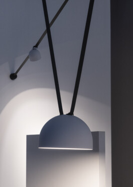 Lighting product photography of the Plusminus system by Stefan Diez for Vibia. Photographed by Daniela Trost, highlighting materiality, modularity, and ambient design qualities. 