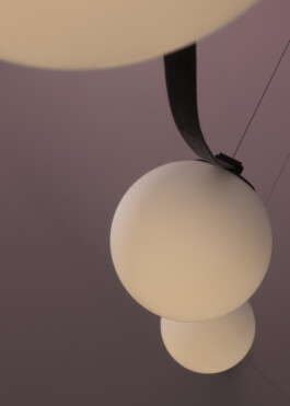 Lighting product photography of the Plusminus system by Stefan Diez for Vibia. Photographed by Daniela Trost, highlighting materiality, modularity, and ambient design qualities. 