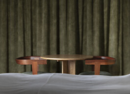 Interior photography of Hotel Kleiner Löwe in Bregenz designed by Herzog & de Meuron 