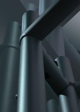 Product photography of the BOA Table System, designed by Stefan Diez for HAY. Photographed by Daniela Trost. 