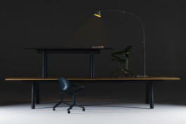 Product photography of the BOA Table System, designed by Stefan Diez for HAY. Photographed by Daniela Trost. 