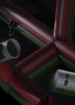 Product photography of the BOA Table System, designed by Stefan Diez for HAY. Photographed by Daniela Trost. 