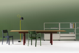 Product photography of the BOA Table System, designed by Stefan Diez for HAY. Photographed by Daniela Trost. 