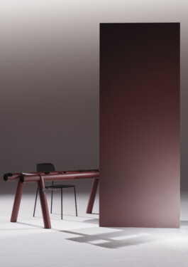 Product photography of the BOA Table System, designed by Stefan Diez for HAY. Photographed by Daniela Trost. 